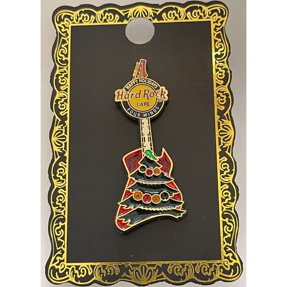 Hard Rock Cafe 2012 Four Winds Michigan Guitar Christmas Tree Ltd Ed Collector P - Picture 1 of 2